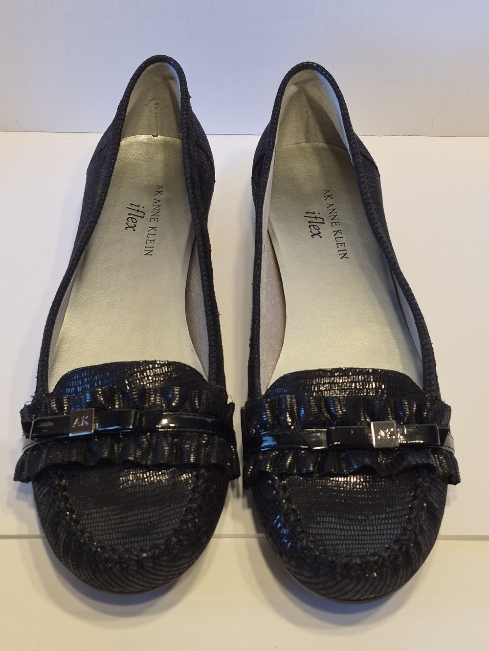 Anne Klein Black Women's Loafer Flats